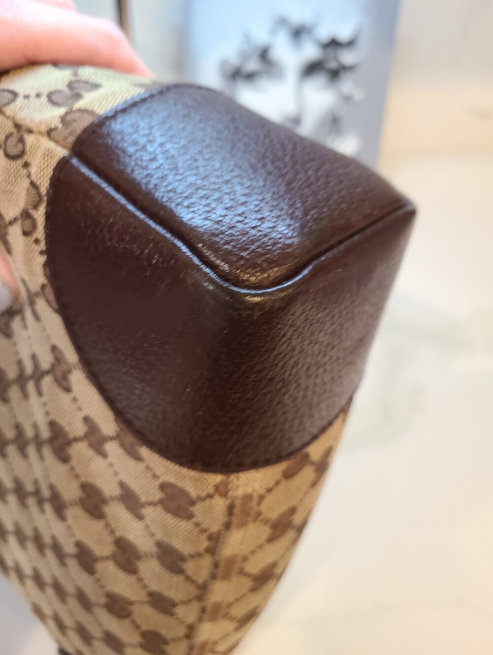Gucci Vintage Brown GG Supreme Canvas Crossbody - Picture 12 of 15